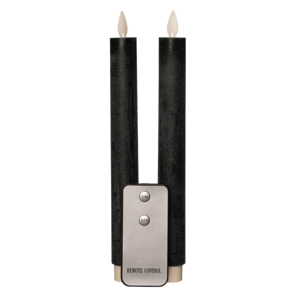 Anna’s Collection 2st. LED Rustiek Wax Diner Kaars Antiek Groen H23 Cm 3 Anna’s Collection 2st. LED Rustiek Wax Diner Kaars Antiek Groen H23 Cm