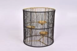 Ariana Lantaarn Black/Gold - 23 X 22 Cm