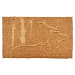 ESSCHERT DESIGN Deurmat Kokos Reliëf Hert