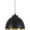 Hanglamp KYLIE Zwart/Goud - 45 X 45 X 32 Cm