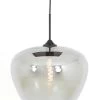 Hanglamp MAYSON Mat Zwart/Smoke - 40 X 40 X 34 Cm