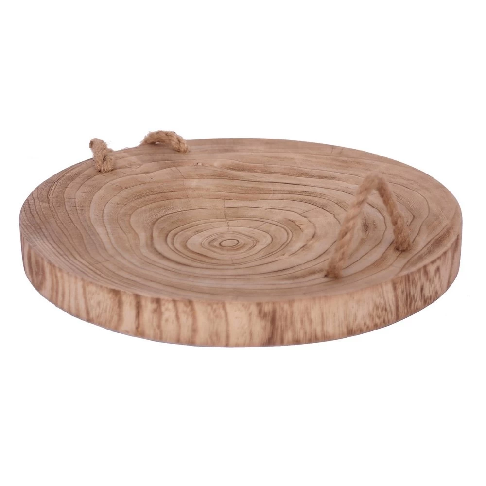 Houten Schijf Licht Gebrand D40x4 4 Houten Schijf Licht Gebrand D40x4 - Afbeelding 2