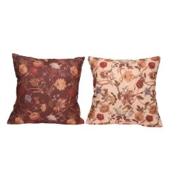 Decoris Kussen Met Bloemenprint, 45x45cm