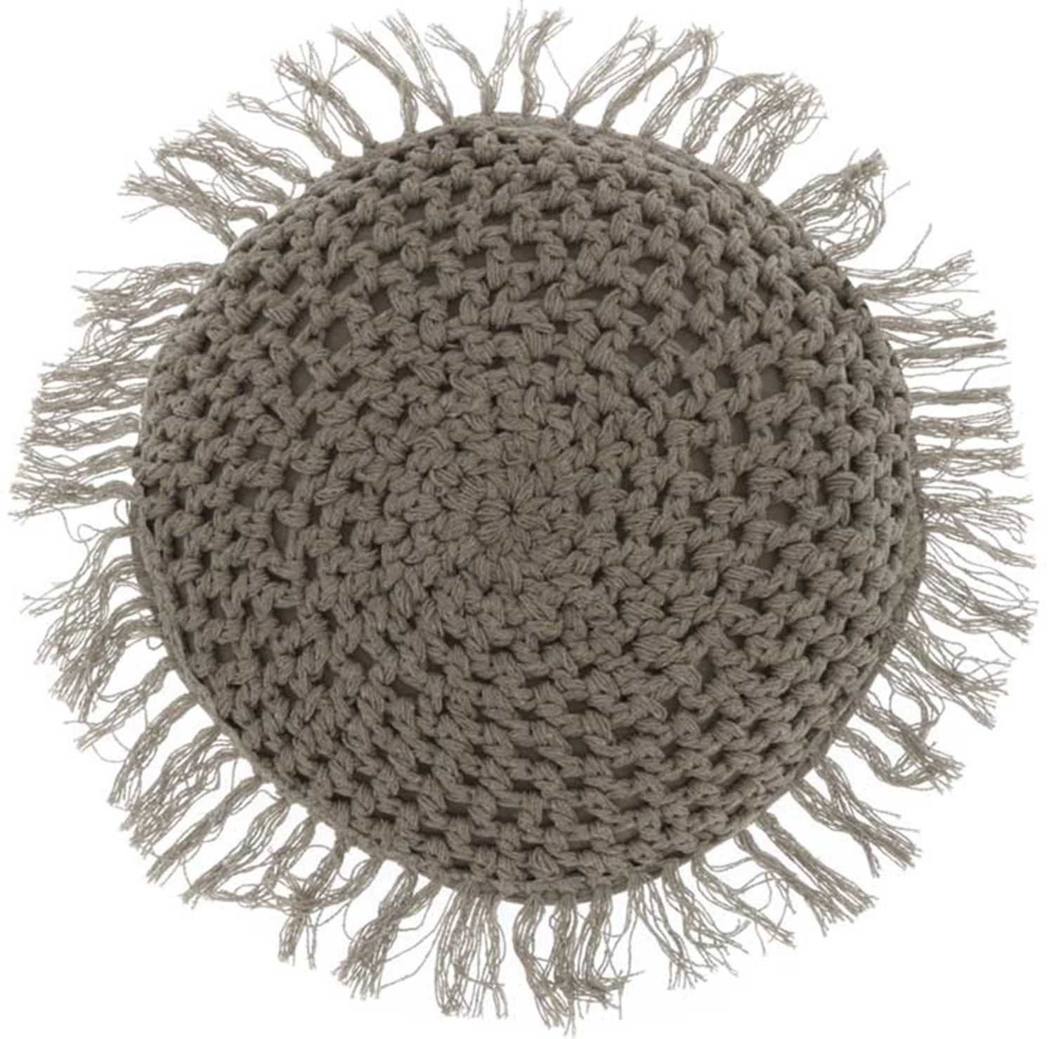 Unique Living Kussen Tufo Chateau Grey - Ø 45 Cm 3 Unique Living Kussen Tufo Chateau Grey - Ø 45 Cm