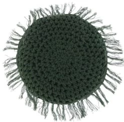 Unique Living Kussen Tufo Laurel Green - Ø 45 Cm