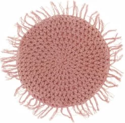 Unique Living Kussen Tufo Old Pink - Ø 45 Cm