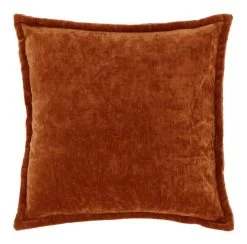 Unique Living Kussen Viola Leather Brown - 45 X 45 Cm