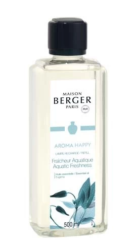 Lampe Berger Huisparfum 500ml - Aroma Happy - Aquatic Freshness 4 Lampe Berger Huisparfum 500ml - Aroma Happy - Aquatic Freshness - Afbeelding 2