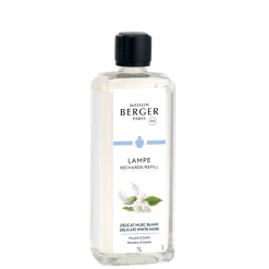 Lampe Berger Huisparfum 1L - Délicat Musc Blanc / Delicate White Musk