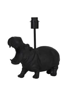 Lampvoet HIPPO Mat Zwart - 36 X 14 X 34 Cm