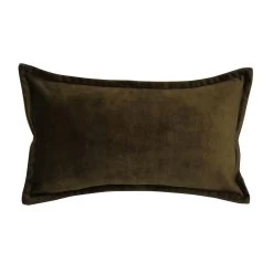 Lendekussen Fluweel Grace Velvet Mustard - 50 X 30 Cm