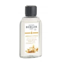 Maison Berger Paris Navulling Parfumverspreider Met Sticks 200ml - Aroma D-Stress - Sweet Fruit