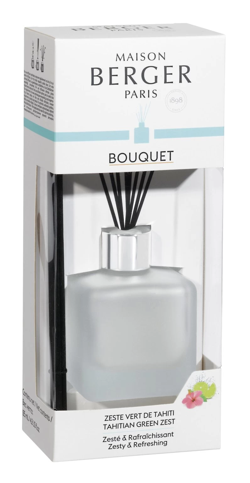 Maison Berger Paris Parfumverspreider Cube Estivale Zeste Vert De Tahïti 125ml 3 Maison Berger Paris Parfumverspreider Cube Estivale Zeste Vert De Tahïti 125ml