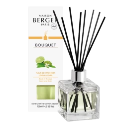 Maison Berger Paris Parfumverspreider Met Sticks Cube 125ml - Fleur De Citronnier
