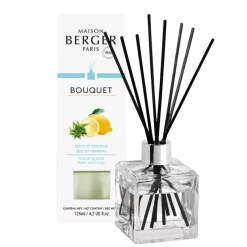 Maison Berger Paris Parfumverspreider Met Sticks Cube 125ml - Zeste De Verveine