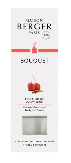 Maison Berger Paris Parfumverspreider Met Sticks Cube 125ml - Pomme Sucrée