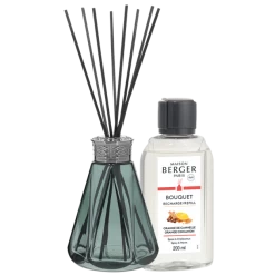 Maison Berger Paris Parfumverspreider Met Sticks Inclusief 200ml Navulling Pyramid Vert Antique