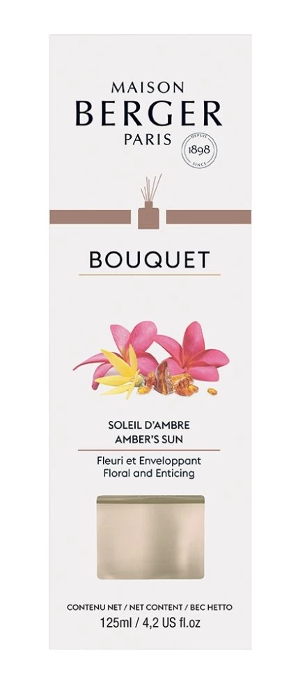Maison Berger Paris Parfumverspreider Met Sticks Cube 125ml - Soleil D'Ambre 3 Maison Berger Paris Parfumverspreider Met Sticks Cube 125ml - Soleil D'Ambre