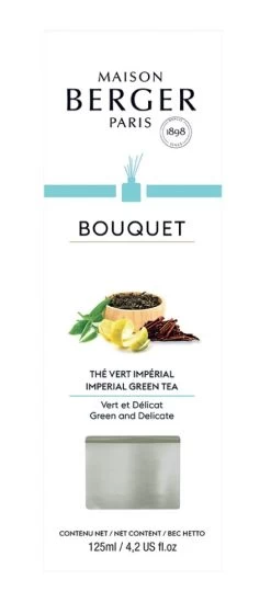 Maison Berger Paris Parfumverspreider Met Sticks Cube 125ml - Thé Vert Imperial