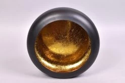 Marrakech Tyre T-Light Black/Gold - 30 X 10 X 27 Cm