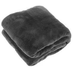 Unique Living Plaid Justin Dark Grey - 200 X 150 Cm