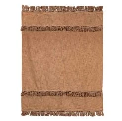 Unique Living Plaid Saba Camel - 180 X 130 Cm