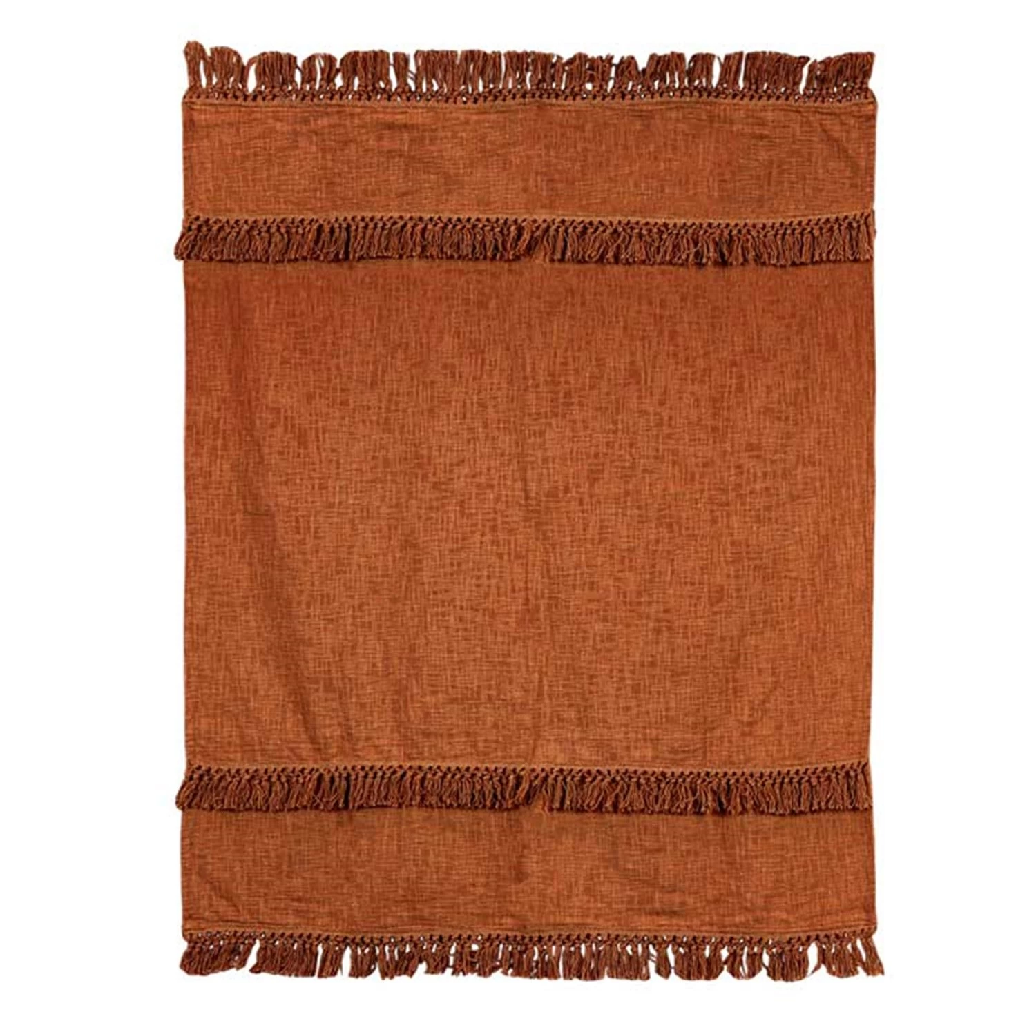 Unique Living Plaid Saba Leather Brown - 180 X 130 Cm 3 Unique Living Plaid Saba Leather Brown - 180 X 130 Cm