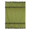 Unique Living Plaid Saba Olive Green - 180 X 130 Cm