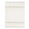 Unique Living Plaid Saba White Tint - 180 X 130 Cm