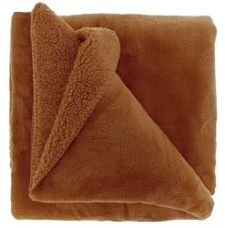 Unique Living Plaid Torvah Bison Brown - 200 X 150 Cm