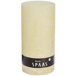 Rustieke Cilinderkaars 100/200 Mm 120u - Ivoor