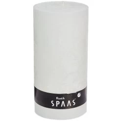 Rustieke Cilinderkaars 100/200 Mm 120u - Wit