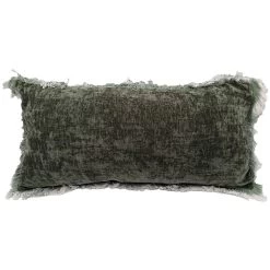 Sierkussen CASHMERE Sage Green - 66 X 33 Cm