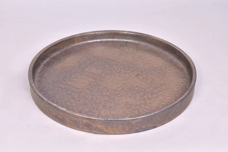 St Tropez Plate Bronze - D 40 Cm 3 St Tropez Plate Bronze - D 40 Cm