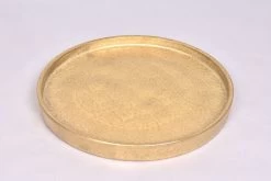 St Tropez Plate Gold - D 40 Cm