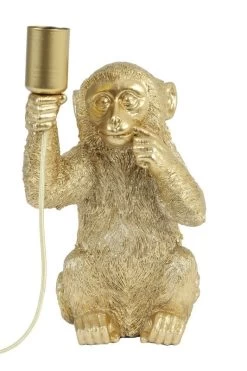 Tafellamp MONKEY Goud - 20 X 19,5 X 34 Cm