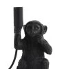 Tafellamp MONKEY Mat Zwart - 13 X 12,5 X 23,5 Cm