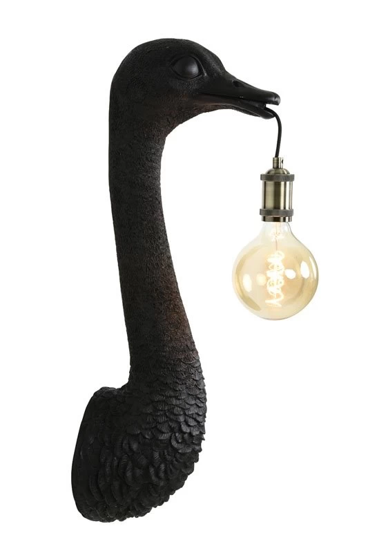 Wandlamp OSTRICH Mat Zwart - 18 X 15,5 X 57,5 Cm 5 Wandlamp OSTRICH Mat Zwart - 18 X 15,5 X 57,5 Cm - Afbeelding 3