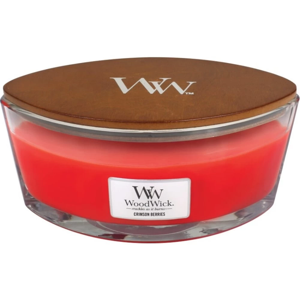 WoodWick Crimson Berries Ellipse Candle 3 WoodWick Crimson Berries Ellipse Candle