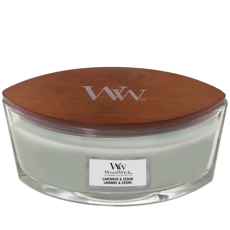WoodWick Lavender & Cedar Ellipse Candle 3 WoodWick Lavender & Cedar Ellipse Candle