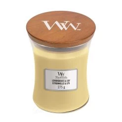 WoodWick Lemongrass & Lily Medium Candle