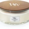 WoodWick Linen Ellipse Candle