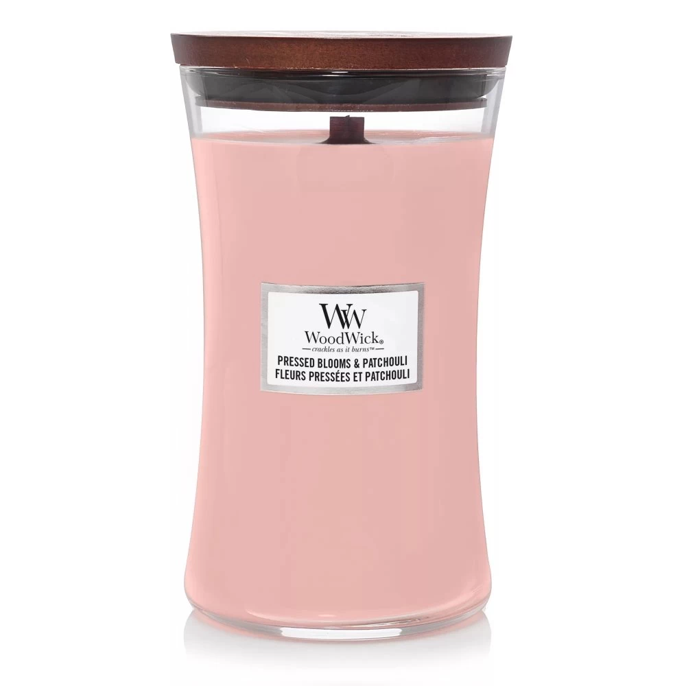 WoodWick Pressed Blooms & Patchouli Large Candle 3 WoodWick Pressed Blooms & Patchouli Large Candle