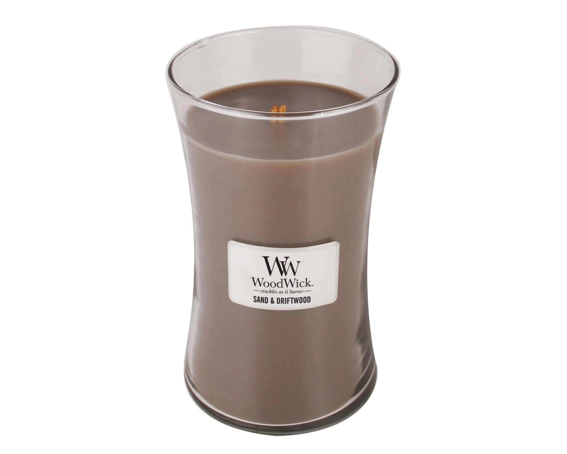 WoodWick Sand & Driftwood Large Candle 4 WoodWick Sand & Driftwood Large Candle - Afbeelding 2