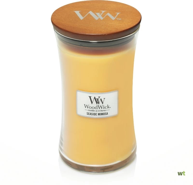 WoodWick Seaside Mimosa Large Candle 3 WoodWick Seaside Mimosa Large Candle