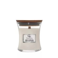 WoodWick Tonka & Almond Milk Mini Candle