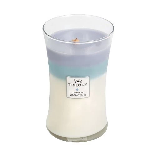 WoodWick Trilogy Calming Retreat Large Candle 3 WoodWick Trilogy Calming Retreat Large Candle