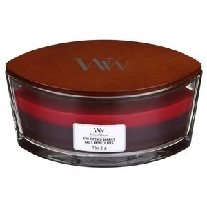 WoodWick Trilogy Sun Ripened Berries Ellipse Candle 3 WoodWick Trilogy Sun Ripened Berries Ellipse Candle