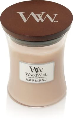 WoodWick Vanilla & Sea Salt Medium Candle