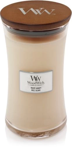WoodWick White Honey Large Candle